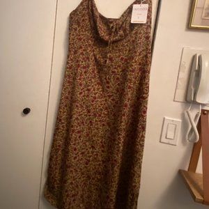 European Girl Summer Midi Dress, Size L